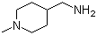 (1-甲基-4-哌啶)甲胺分子结构 (CAS 7149-42-0)