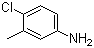 4-氯-3-甲基苯胺分子结构 (CAS 7149-75-9)