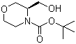 tert-Butyl (3S)-3-(hydroxymethyl)morpholine-4-carboxylate molecular structure (CAS 714971-28-5)