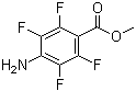 4-氨基-2,3,5,6-四氟苯甲酸甲酯分子结构 (CAS 715-37-7)