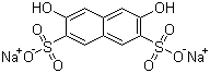 2,7-二羟基萘-3,6-二磺酸钠分子结构 (CAS 7153-21-1)
