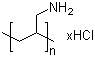 结构式 CAS# 71550-12-4, 聚(丙烯胺盐酸盐)