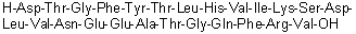 L-alpha-Aspartyl-L-threonylglycyl-L-phenylalanyl-L-tyrosyl-L-threonyl-L-leucyl-L-histidyl-L-valyl-L-isoleucyl-L-lysyl-L-seryl-L-alpha-aspartyl-L-leucyl-L-valyl-L-asparaginyl-L-alpha-glutamyl-L-alpha-glutamyl-L-alanyl-L-threonylglycyl-L-glutaminyl-L-phenylalanyl-L-arginyl-L-valine molecular structure (CAS 716323-71-6)