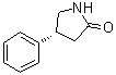 (R)-4-苯基吡咯烷-2-酮分子结构 (CAS 71657-88-0)