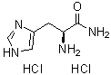 L-组胺酰胺二盐酸盐分子结构 (CAS 71666-95-0)