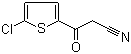 3-(5-氯-2-噻吩基)-3-氧代丙腈分子结构 (CAS 71683-01-7)