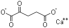 alpha-酮戊二酸钙盐分子结构 (CAS 71686-01-6)