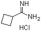 环丁烷甲脒盐酸盐分子结构 (CAS 71690-89-6)
