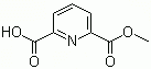 结构式 CAS# 7170-36-7, 2,6-吡啶二羧酸单甲酯
