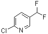 6-氯-3-(二氟甲基)吡啶分子结构 (CAS 71701-99-0)