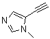 5-乙炔基-1-甲基-1H-咪唑分子结构 (CAS 71759-92-7)