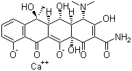 土霉素钙分子结构 (CAS 7179-50-2)