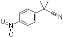alpha,alpha-二甲基-4-硝基苯乙腈分子结构 (CAS 71825-51-9)