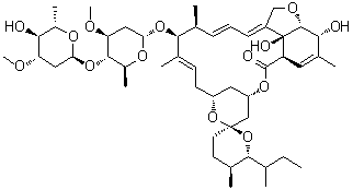 伊维菌素 B1a分子结构 (CAS 71827-03-7)