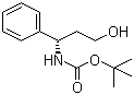 结构式 CAS# 718611-17-7, (S)-N-叔丁氧羰基-3-氨基-3-苯基丙-1-醇