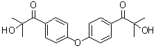2-羟基-1-[4-[4-(2-羟基-2-甲基丙酰基)苯氧基]苯基]-2-甲基丙酮分子结构 (CAS 71868-15-0)