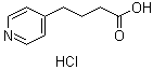 4-吡啶丁酸盐酸盐分子结构 (CAS 71879-56-6)