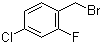 4-氯-2-氟苄溴分子结构 (CAS 71916-82-0)