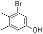 3-溴-4,5-二甲基苯酚分子结构 (CAS 71942-14-8)