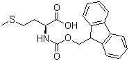 Fmoc-L-Methionine molecular structure (CAS 71989-28-1)