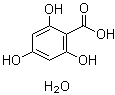2,4,6-三羟基苯甲酸一水合物分子结构 (CAS 71989-93-0)