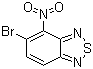 5-溴-4-硝基-2,1,3-苯并噻二唑分子结构 (CAS 72023-79-1)