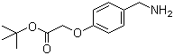 2-[4-(氨基甲基)苯氧基]乙酸叔丁酯分子结构 (CAS 720720-14-9)