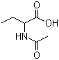 N-乙酰基-2-氨基丁酸分子结构 (CAS 7211-57-6)