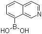 异喹啉-8-硼酸分子结构 (CAS 721401-43-0)