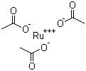 structure of CAS# 72196-32-8, Ruthenium acetate;Ruthenium triacetate