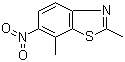 2,7-二甲基-6-硝基苯并噻唑分子结构 (CAS 72206-94-1)