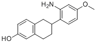 6-(2-氨基-4-甲氧基苯基)-5,6,7,8-四氢萘-2-醇分子结构 (CAS 722520-36-7)