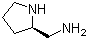 (R)-2-吡咯烷甲胺分子结构 (CAS 72300-69-7)