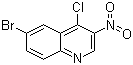 6-溴-4-氯-3-硝基喹啉分子结构 (CAS 723281-72-9)