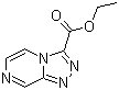 1,2,4-三唑并[4,3-a]吡嗪-3-羧酸乙酯分子结构 (CAS 723286-67-7)
