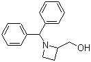 1-(二苯基甲基)-2-氮杂环丁烷甲醇分子结构 (CAS 72351-68-9)
