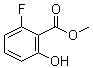 2-氟-6-羟基苯甲酸甲酯分子结构 (CAS 72373-81-0)