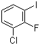 3-氯-2-氟碘苯分子结构 (CAS 72373-82-1)