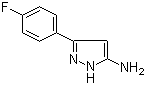 3-(4-氟苯基)-1H-吡唑-5-胺分子结构 (CAS 72411-52-0)