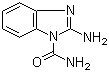 2-氨基-1H-苯并咪唑-1-甲酰胺分子结构 (CAS 72431-61-9)