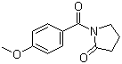 阿尼西坦分子结构 (CAS 72432-10-1)