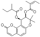 结构式 CAS# 72463-77-5, 白花前胡素 E