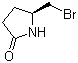 (S)-5-溴甲基-2-吡咯烷酮分子结构 (CAS 72479-05-1)