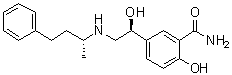 rel-2-羟基-5-[(1R)-1-羟基-2-[[(1S)-1-甲基-3-苯基丙基]氨基]乙基]苯甲酰胺分子结构 (CAS 72487-31-1)