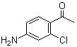 1-(4-氨基-2-氯苯基)乙酮分子结构 (CAS 72531-23-8)
