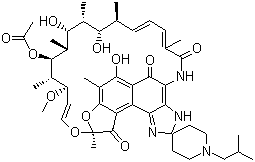 利福布汀分子结构 (CAS 72559-06-9)