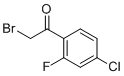 2-溴-1-(4-氯-2-氟苯基)乙酮分子结构 (CAS 725743-41-9)