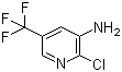 3-氨基-2-氯-5-(三氟甲基)吡啶分子结构 (CAS 72587-18-9)