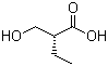 (R)-2-羟甲基丁酸分子结构 (CAS 72604-79-6)