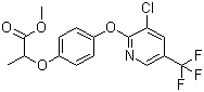 高效氟吡甲禾灵分子结构 (CAS 72619-32-0)